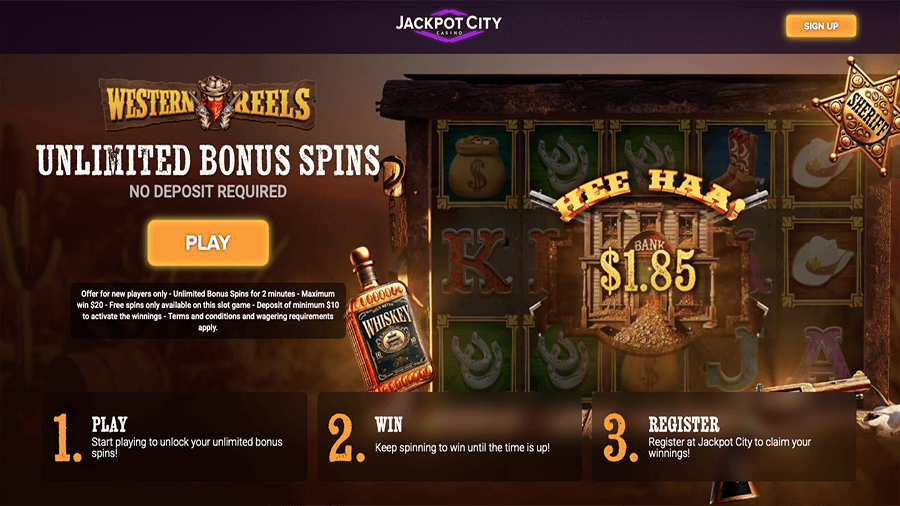Jackpot City Unlimited Free Spins