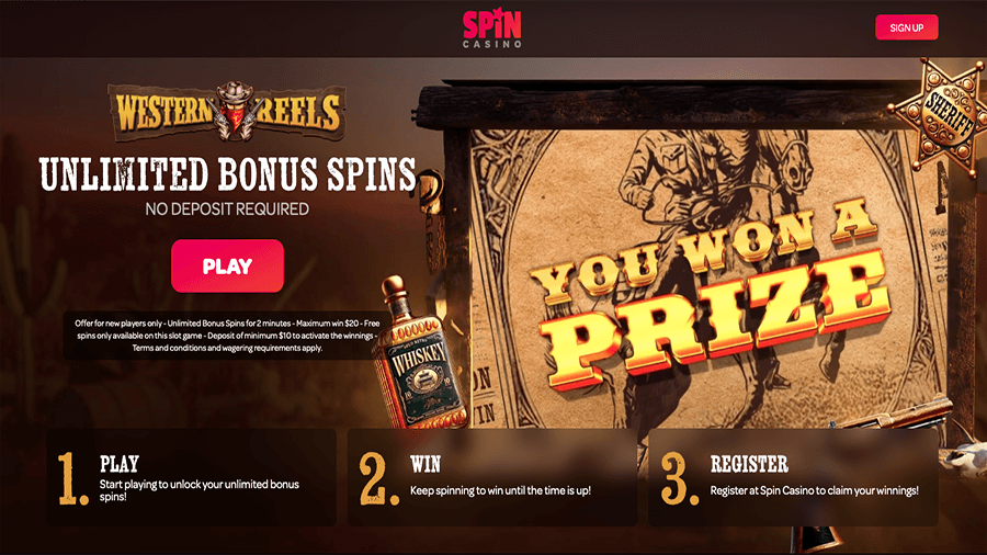 Spin Casino Unlimited Free Spins