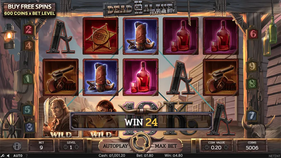 Dead or Alive 2 Slot Screenshot