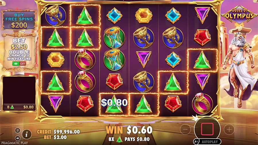 Gates of Olympus Slot Screenshot