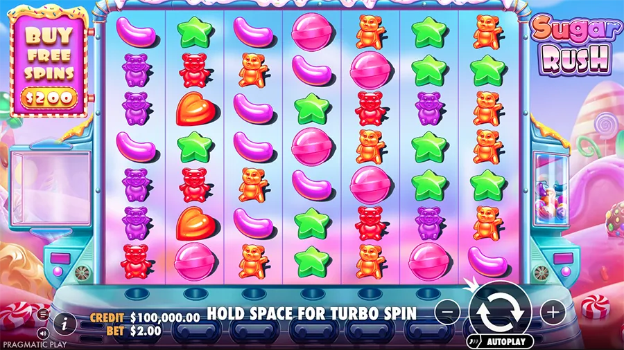 Sugar Rush Slot Screenshot