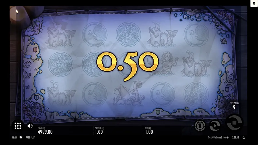 1429 Uncharted Seas Slot Screenshot
