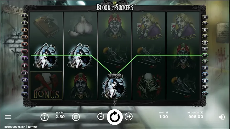 Blood Suckers Slot Screenshot
