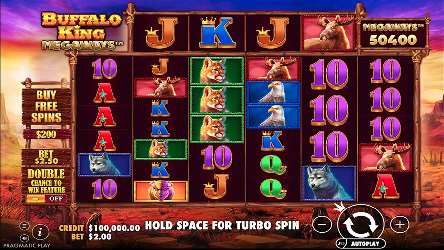 Buffalo King Megaways Slot Screenshot