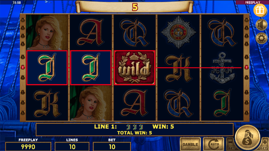 Admiral Nelson Slot Screenshot
