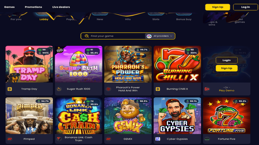 SlotsGem Casino Games