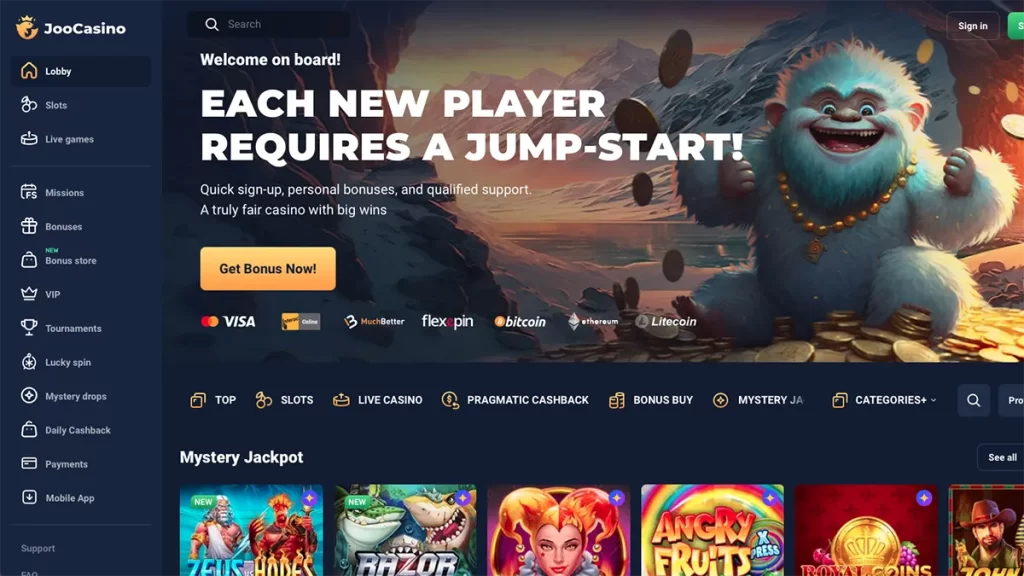 Joo Casino Homepage Canada