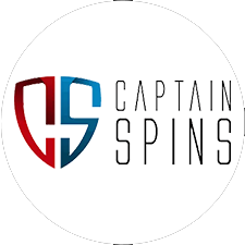 Captain Spins Casino White Circle Logo